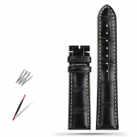 Klassikaline 19MM 20MM 21MM Veisenahast Kellarihm Longines Masters Collection L3 L4 L2.628/L2.673 jaoks Liblikaslukuga kellarihm 19mm