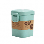 600 ml kaasaskantav hommikus&ouml;&ouml;gitass, suure mahutavusega pitseeritud pandlaga toiduklass PP mikrolaineahjus ohutu ruutsupp nuudlid suupistepurgi toidukonteiner 600ML roheline