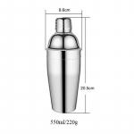 550ML/750ML Boston Shaker Professional 304 Roostevabast terasest baarmeni veinitapsi kokteilimikser Martini kokteili&scaron;eikeri baarikomplekt Cocktail Shaker-550ml