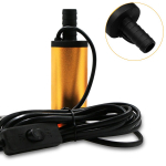 DC 12V/24V alumiiniumsulamist elektriline sukelpump k&uuml;ttevee&otilde;lipump 12L minutis 38mm 24V