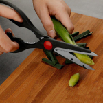 Multifunktsionaalsed k&ouml;&ouml;gik&auml;&auml;rid roostevabast terasest linnuliha kana luul&otilde;ikur lihal&otilde;ikur kalap&auml;hklite purustamiseks 1Pc must