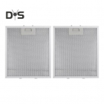 2tk Metallist pliidikubu filter 320x260mm Lihtne paigaldada Eemaldage alumiiniumist rasvafilter Universaalne v&otilde;rgueemaldusfilter Baumatic CBCB9201 AL260319 jaoks 2pcs