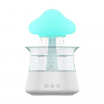 7 v&auml;rvi LED-valgustitega pilvvihma niisutaja, veetilga seeneudu difuusor koos kaugjuhtimispuldiga valge