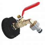 IBC vanniadapter 1/2 '' kraani v&auml;ljalaskeava klapi kraani aiavooliku liitmikud 1PC