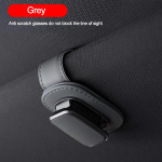 Auto Prilliklamber Multifunktsionaalne Integreeritud Vastupidav Nahast Kaasaskantav P&auml;ikeseprillide Dokumendi Piletihoidja Klamber Auto Interj&ouml;&ouml;ri Tarvik