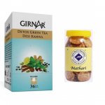 Girnar Detox roheline tee (36 teepakki) + Jyoti Ben's Namkeen Mathri 250g