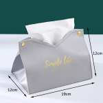 Kodukontori salvr&auml;tikuhoidja Vastupidav hoiukarp PU-nahast t&ouml;&ouml;laua koekarp WC-poti auto niiskusevastane pumbata paberikonteiner roosa