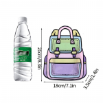 12/1 TK Loominguliste kingituste pakkimiskotid Multifilmi koolikoti kujuga kommide t&otilde;mblukuga k&uuml;psiste pakendikott p&uuml;stine suupistete kinkekott as picture