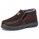 Meeste nahast saapad, talvesoojendid, karvase voodriga tuulekindlad matkasaapad 39 must