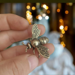Puhast messingist massiiv bee metallist kujukeste ornament Loominguline antiikne kontorikaunistus Kodukaunistused Aksessuaarid Miniatuurid
