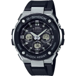 Casio Meeste G-SHOCK GST-W300-1AJF [G-STEEL raadiolaine p&auml;ikeseenergia keskmine suurus] &uuml;mmargune kell, must vaik