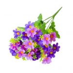 Kunstlillede kimp 28 peaga Realistlik v&otilde;ltsitud siidist lilleline pulmapidu Kodukontori laua keskosa plastikust kunstlilletaimed kaunistus lilla