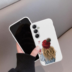 T&uuml;drukute mustriga pehme silikoon&uuml;mbris iPhone'ile Xiaomi Redmi Note 13 14C 15 Samsung A55 A35 M35 S24 FE S25 Huawei Honor kaamera kaitsev p&otilde;rutuskindel kate Samsung Galaxy S9 Plus lilla