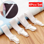 4 tk / partii W Hite voodilina madrats kate tekid haaratsid rihmad rihmad klambrihoidja valge