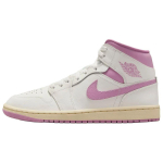 Air Jordan 1 Mid Maasikad & Koorega Naiste Tossud Sail Pink Kookospiim BQ6472-162 36.5