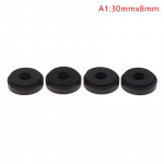 4 tk k&otilde;larite naelad jalad Audio aktiivsed k&otilde;larid parandusosade tarvikud 30*8mm must