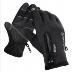 Meeste ja naiste talvised v&auml;lispordi soojad kindad rattasuusatamiseks Vee- ja tuulekindlad kindad L must