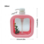 Taast&auml;idetav seebipump-dosaator T&uuml;hi k&auml;teseebi, n&otilde;udepesuvahendi pudel k&ouml;&ouml;ki, vannituppa, du&scaron;igeeli jaoks, pressitav hoiupudel