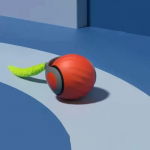 Kassi interaktiivsed pallim&auml;nguasjad Automaatne veerev pall kunstsabaga Laetav nutikas lemmiklooma elektriline m&auml;nguasi Koer Kassikoolitus Hiire imitatsioon