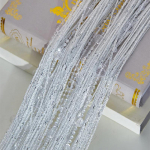 Elutoa jagaja Kristallhelmestest n&ouml;&ouml;rist kardin 1X2 M Tutt narmas uksekardin valgeks salongiks ja l&auml;bipaistvaks pulmakaunistuseks 100CM X 200CM valge