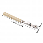 Serrate Edge Pattern Tracer Tracing Wheel Tailor Stitch Marker &otilde;mblust&ouml;&ouml;riistade komplekt puidust k&auml;epidemega &otilde;mblustarvikutega One Size