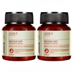 Jiva Pachak Vati tabletid 500mg 120 tabletti | Abiks seedimisel | Babooli, Ajwaini, Amalaki ja Lavangi headus | Meestele & Naistele(Pakis 2)