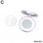 Kaasaskantav lahtine puuder, kompaktne koos peegliga puudripuhv puudrikarp T&uuml;hi puuder, t&uuml;hi meik R9D7 pink-1pcs