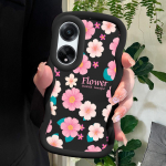 V&auml;rvitud muster Big Wave Edge pehme silikoon materjal Macaron telefoni &uuml;mbris p&otilde;rutuskindel kaitsev kummist &uuml;mbris OPPO Reno Realme jaoks Realme 12 5G must