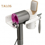 Universaalne f&ouml;&ouml;nihoidik seinakinnitusega f&ouml;&ouml;ni riidepuu koos n&ouml;&ouml;riga isekleepuv juuksehooldust&ouml;&ouml;riistade nagi vannitoakapi jaoks must