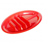 Tacose hoidikplaat Vastupidav, kergesti puhastatav Mehhiko pannkoogid Mais Hot Dogs Koogid R&ouml;stsaiad Toidualus kodus punane