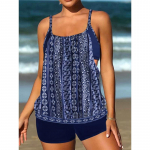 Naiste ujumisriided tankini kaheosaline ujumistrikoo ujumisriided naiste body naiste ujumistrikoo monokini pluss-suurus XS-6XL XS sinine