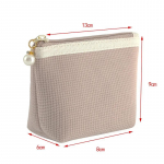 Corduroy meigikott Naiste kosmeetikakott Reisikosmeetika korraldaja T&otilde;mblukuga m&uuml;ndikott Mini armas rahakott v&otilde;tmete huulepulga hoiukott