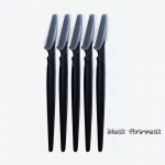 Kulmutrimmeri teraga pardel Kaasaskantav n&auml;o pardel Kulmude epileerimine Karvaeemaldus L&otilde;ikikud Ohutus Raseerija Naise meik 5 Pcs must