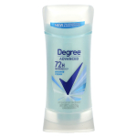 Degree, women's, MotionSense, clear solid anti-perspirant deodorant, Shower Clean, 2.6 oz (74 g) white