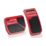 Tesla Model Y 3 auto pedaaliklotsid, mis katavad uusi ABS-arvuti gaasipedaali pedaali lisatarvikuid punane