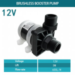 JT-750D4-12 DC 24DC Reguleeritav ringlev t&otilde;stev veepump 24V -40℃ ~100℃ GB DC12V Type B