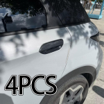 4Pcs Car Door Handle Bowl Covers Anti Scratch for Byd Dolphin 20232024 Black carbon fiber