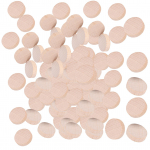 P&ouml;&ouml;k viimistlemata puiduviil DIY k&auml;sit&ouml;&ouml; &uuml;mmargused puidust kettad laastude tarvik 100 tk x 3 kotti 2 cm 0.8in
