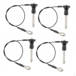 4 Pieces/Set Stainless Steel Pin, Push Button-Dia. 6 mm, Usable Length 25 mm