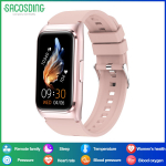 SACOSDING Smart Watch v&auml;lispordi intelligentne tervisek&auml;epael, mis j&auml;lgib verer&otilde;hku kehatemperatuuri IP68 veekindel naistele kingitus