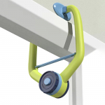 Ukse pingpongim&auml;ng &uuml;le ukse, reguleeritav ukseava m&auml;ng Pingpong Trainer Door Jam Pingpong stardikomplekt ukseraami riputamiseks roheline