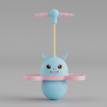 Pogo pall k&auml;epidemega Harjutus pulgah&uuml;pe Lapsed Naljakad aksessuaarid Tasakaalulaud h&uuml;ppab