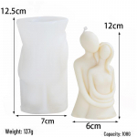 Hanwen Silikoonvorm perekonna paar kallistus k&uuml;&uuml;nla kaunistuste jaoks Hug Couple 140g