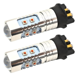 2 szt PW24W żar&oacute;wka LED 12-24V CANBUS pomarańczowa do czerwonych kloszy Off-Road