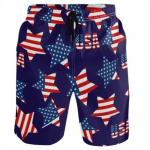 Poksimisp&uuml;ksid USA Ameerika lipp 3D-tr&uuml;kk V&otilde;itlus Treening MMA Unisex Mehed Naised Kiiresti kuivavad Fitness J&otilde;usaal Sport Treening Vabaaja T&auml;navamood S