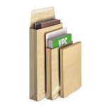 500 pochettes kraft renforc&eacute;es d&eacute;pliables - 22,9 x 32,4 cm pruun