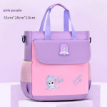 Algkooli poiste multifilm seljakott 1.-3.-6. klassile, armas &uuml;hes t&uuml;kis disain Tutorial bag lilla/roosa