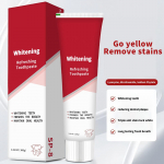 Probiotic toothpaste made with gentle natural ingredients keeps breath fresh all day long boosting your confidence.1PC valge