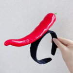 Naljakas simuleeritud puuvilja-k&ouml;&ouml;givilja juukser&otilde;ngas leib porgand banaan juuksepael Piparpeapael S&uuml;nnip&auml;eva Cosplay Halloweeni peakatted