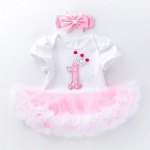 Vasts&uuml;ndinud beebit&uuml;druku s&uuml;nnip&auml;evap&uuml;kskost&uuml;&uuml;m - L&uuml;hikeste varrukatega kahest osast koosnev komplekt 80 (12-24 months)